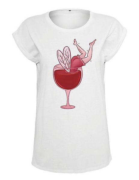 Youth Designz Print-Shirt "Fee Weinglas" Damen T-Shirt Statement oder Gesch günstig online kaufen