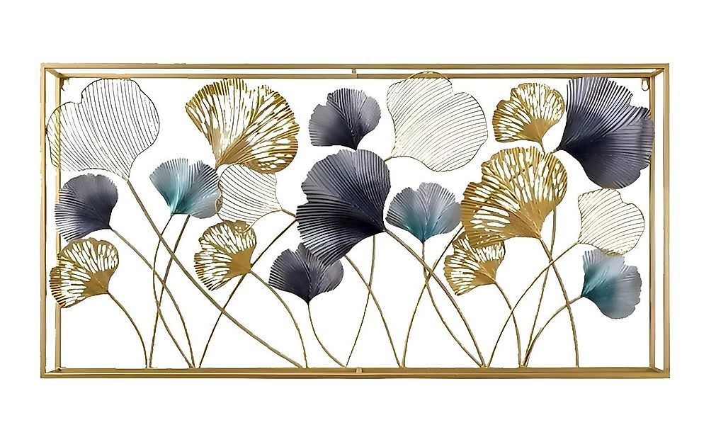 Dekoleidenschaft Metallbild 3D Wandbild "Blätter" oder günstig online kaufen