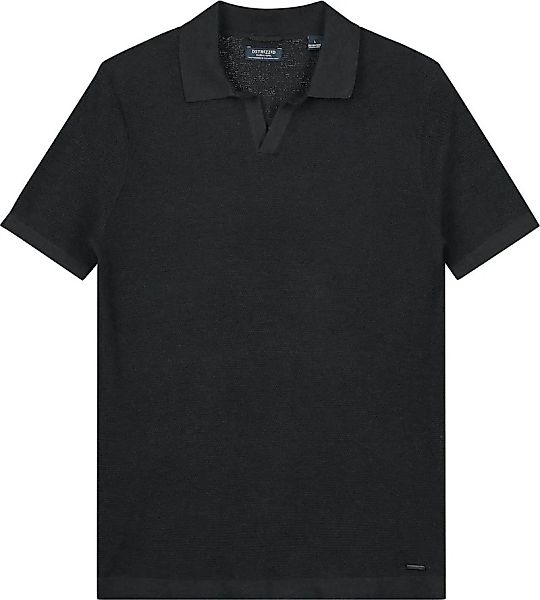 Dstrezzed Poloshirt Schwarz - Größe L günstig online kaufen