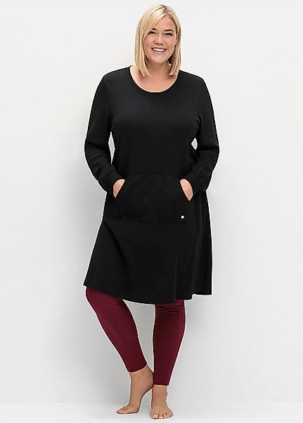 Sheego Jerseykleid Sweatkleid Langarm günstig online kaufen