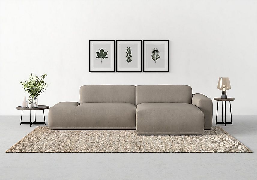 TRENDMANUFAKTUR Ecksofa Braga, mit hochwertigem Kaltschaum, L-Form, in Cord günstig online kaufen