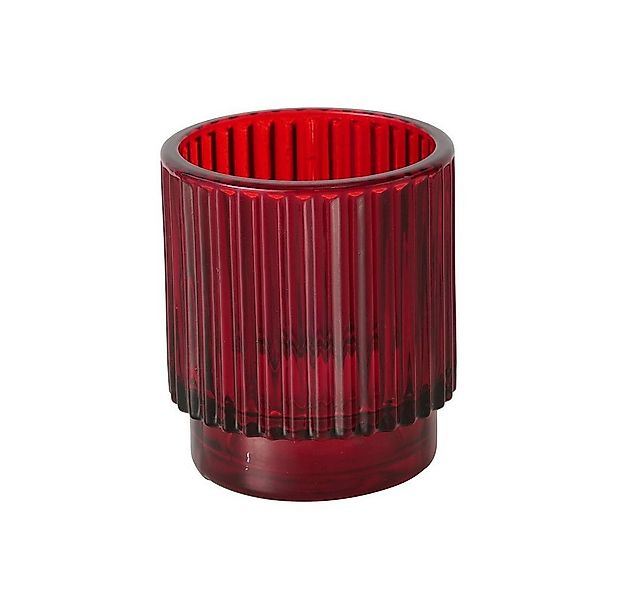 BOLTZE Kerzenleuchter Boltze Windlicht Buna, rot, Höhe 8cm, 2053244 günstig online kaufen