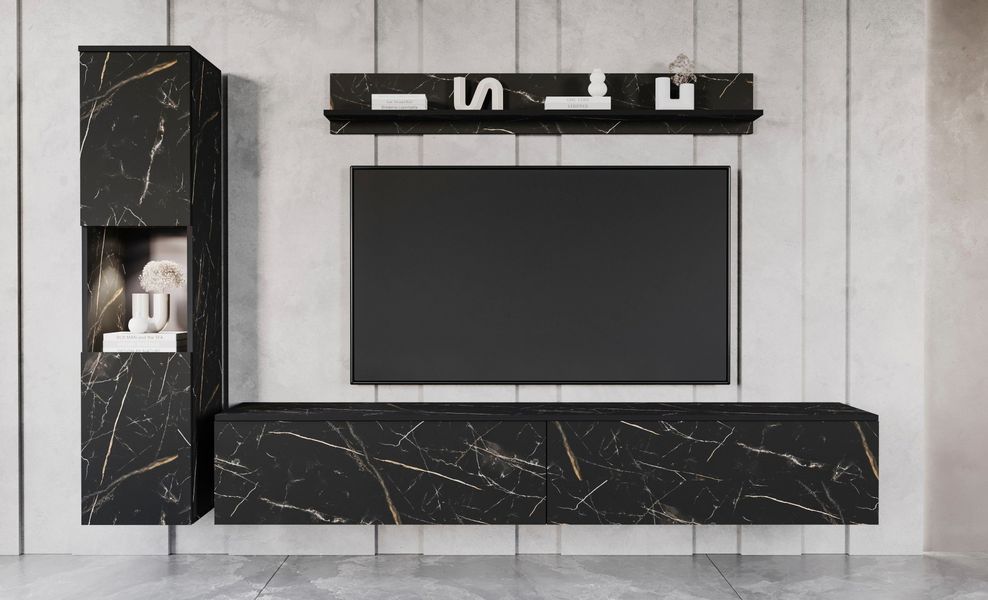 INOSIGN Wohnwand PARIS, Vitrine Türanschlag links/rechts günstig online kaufen