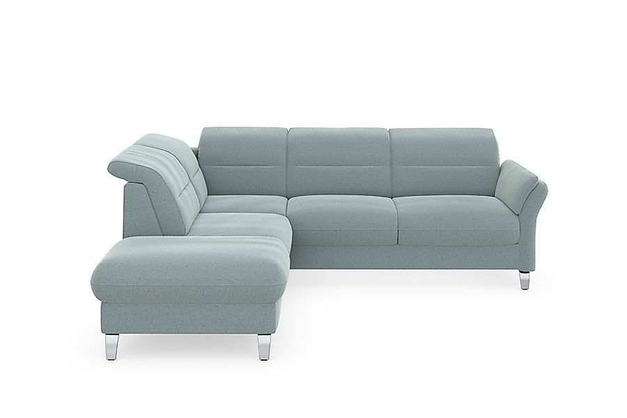 sit&more Ecksofa "Grenoble L-Form mit Federkern" wahlweise mit Bettfunktion günstig online kaufen