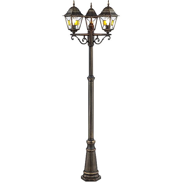 Brilliant Außen-Stehlampe "Janel" E27 1 Stk. 3 flammige Stehlampe - Außenst günstig online kaufen