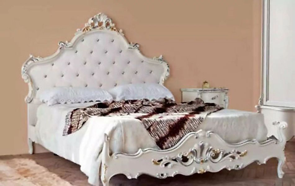 JVmoebel Bett Chesterfield Bett Polster Design Luxus Doppel Betten Holz Möb günstig online kaufen