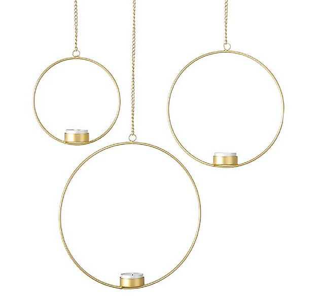 BOLTZE GRUPPE GmbH Teelichthalter Teelichthalter Rumba Ø 15-25cm gold Eisen günstig online kaufen