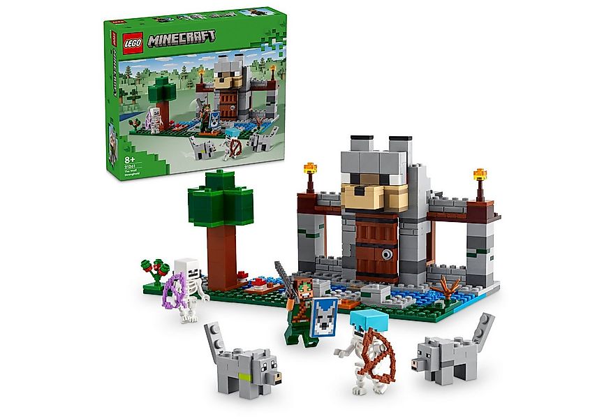 LEGO® LEGO® 21261 Minecraft - Die Wolfsfestung Konstruktions-Spielset günstig online kaufen