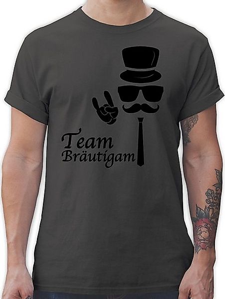 Shirtracer T-Shirt Team Bräutigam Hipster JGA Männer günstig online kaufen