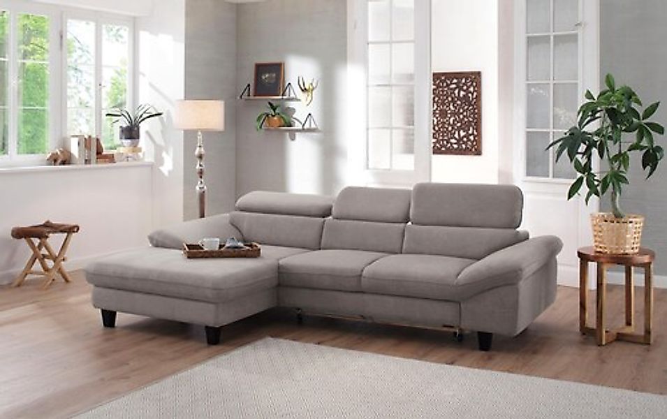 Home affaire "Pilot L-Form" mit Kopfteilverstellung, wahlweise mit Bettfunk günstig online kaufen