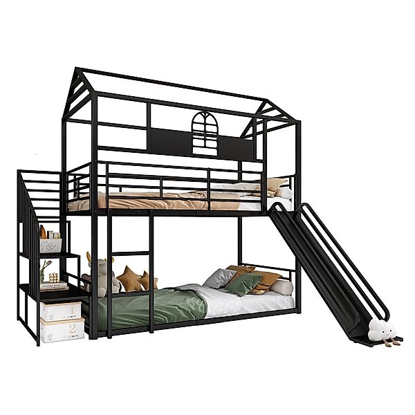 HAUSS SPOLE Etagenbett 90x200cm mit Dach günstig online kaufen