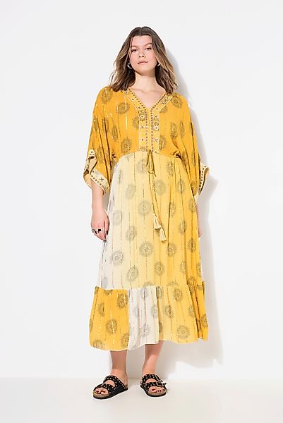 Studio Untold Maxikleid Maxikleid A-Linie Kimono-Style günstig online kaufen