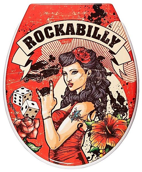 ADOB WC-Sitz Rockabilly, Absenkautomatik, zur Reinigung abnehmbar günstig online kaufen
