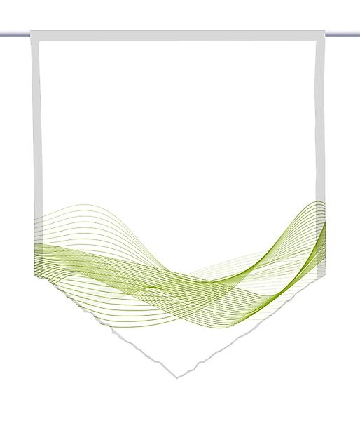 gardinen-for-life Scheibengardine Stream Horizon green, Spitze günstig online kaufen
