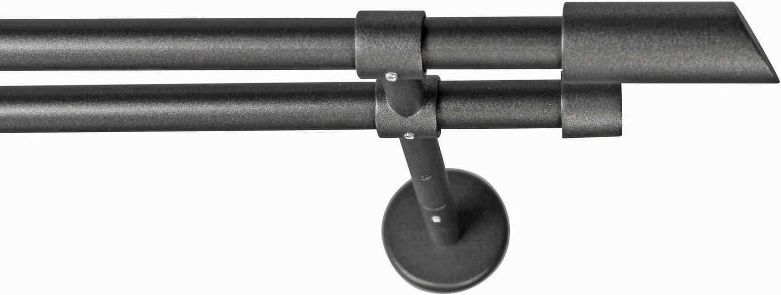 GARESA Gardinenstange "ZYLI" Ø 16 mm 2 läufig-läufig Wunschmaßlänge Vorhang günstig online kaufen