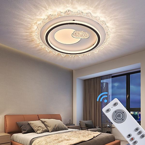 Eurotondisplay LED Deckenleuchte LED Deckenleuchte Fernbedienung/Handy-App günstig online kaufen