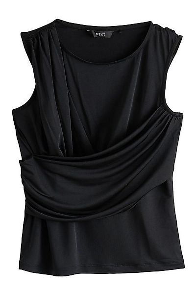 Next Blusentop Ärmelloses Top mit drapierter Vorderseite (1-tlg) günstig online kaufen