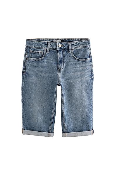 Next Bermudas Knielange Denim-Bermudashorts, Kurzgröße (1-tlg) günstig online kaufen