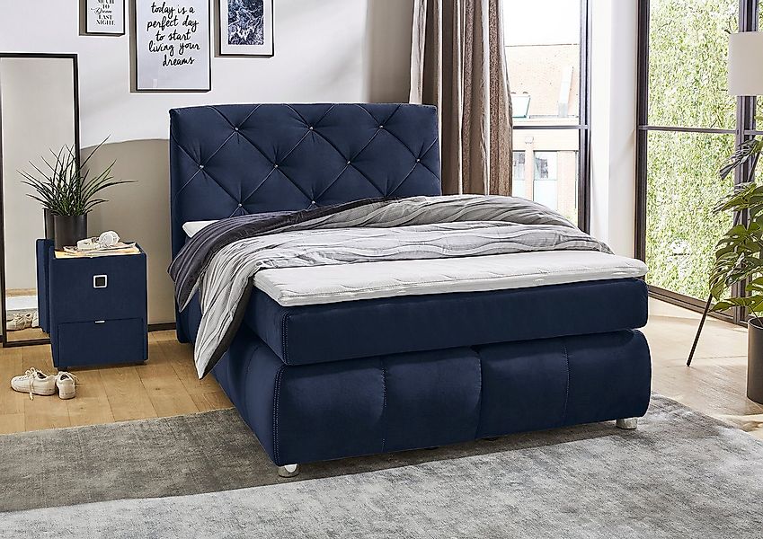Jockenhöfer Gruppe Boxspringbett Bella, mit Kaltschaum-Topper günstig online kaufen