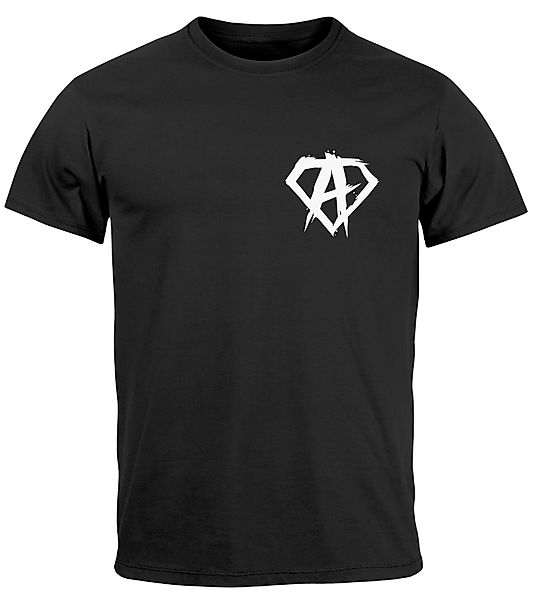 Neverless Print-Shirt Herren T-Shirt Print Aufdruck günstig online kaufen