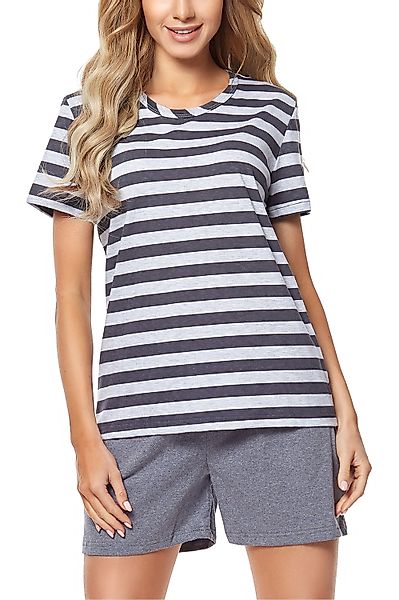 Merry Style Schlafanzug Damen Pyjama Zweiteiler günstig online kaufen