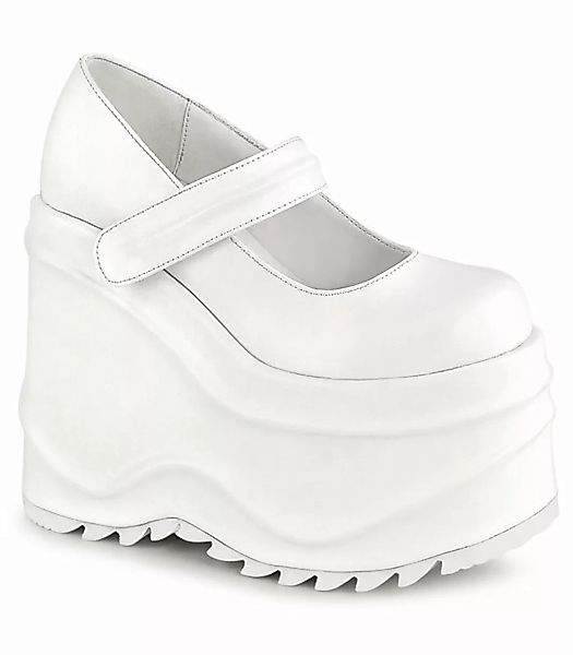 Plateau Boots WAVE-32 - White Lack (Schuhgröße: EUR 37) günstig online kaufen