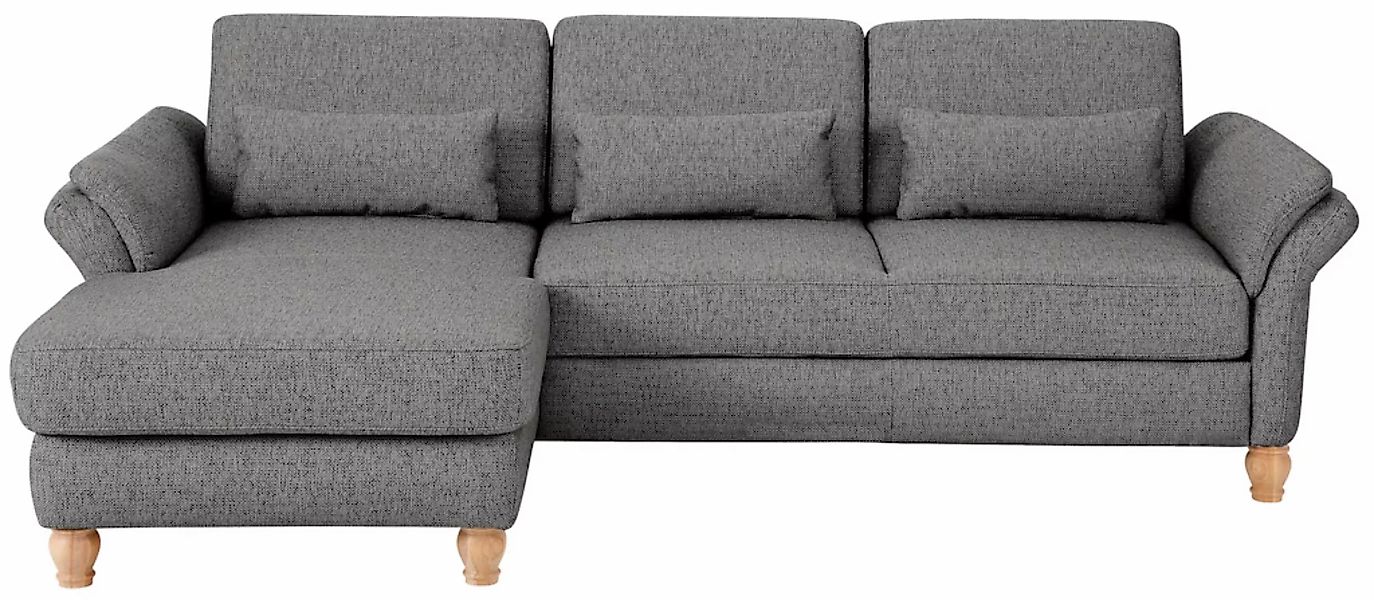 Home affaire Ecksofa »Palace L-Form«, incl. Sitztiefenverstellung, wahlweis günstig online kaufen