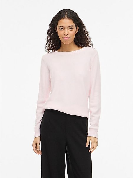 Vila Rundhalspullover VIRIL O-NECK L/S KNIT TOP - NOOS Viskosemischung, reg günstig online kaufen