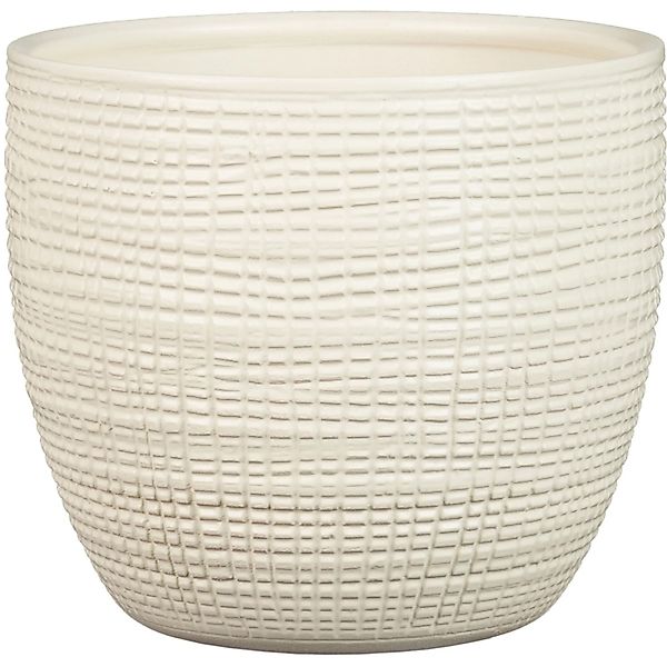 Scheurich Blumentopf Scheurich Übertopf Serie 866 Ø 22 x 19,3 cm creme günstig online kaufen