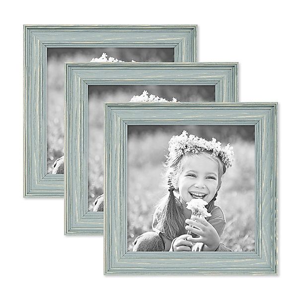 PHOTOLINI Bilderrahmen 3er Set Massivholz-Rahmen im günstig online kaufen