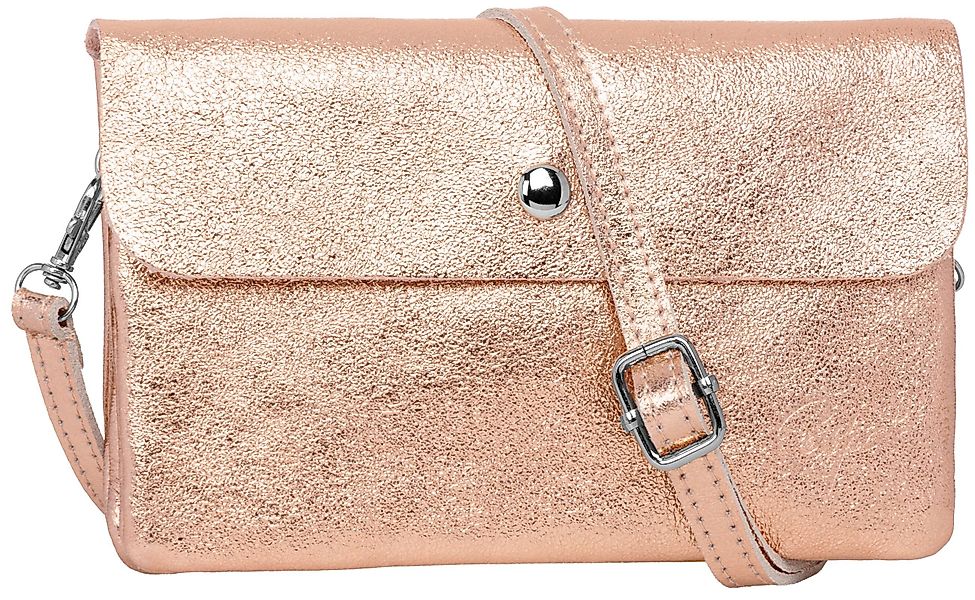 Caspar Umhängetasche Kleine Leder Clutch Damen günstig online kaufen