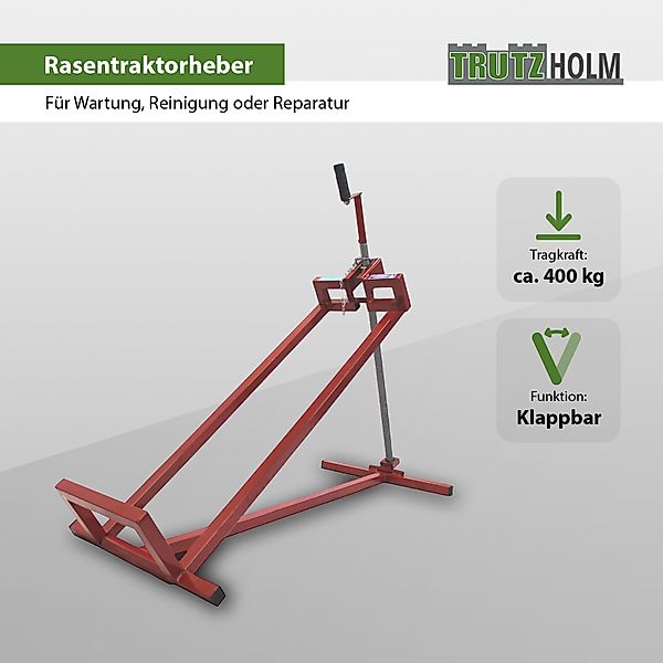 TRUTZHOLM Rasentraktor Rasentraktorheber 400kg 24mm Gewindestange günstig online kaufen