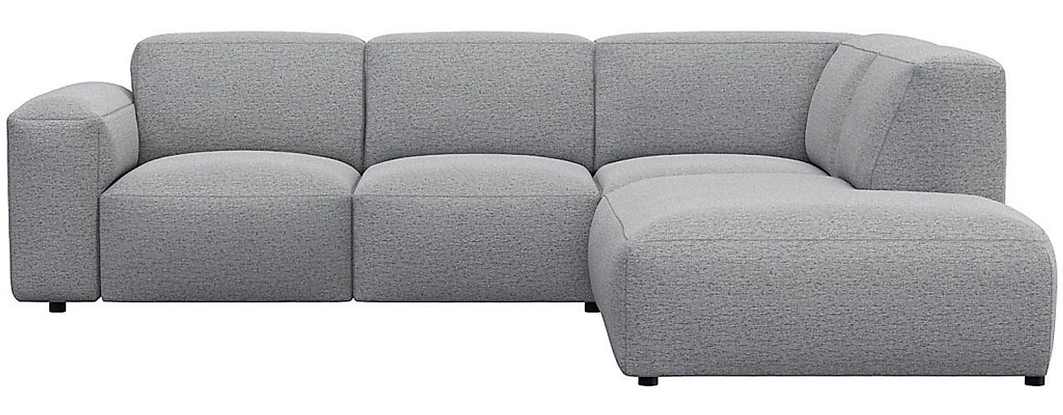 FLEXLUX Ecksofa "Lucera, super Sitzkomfort durch Kaltschaum im Sitz, L-Form günstig online kaufen