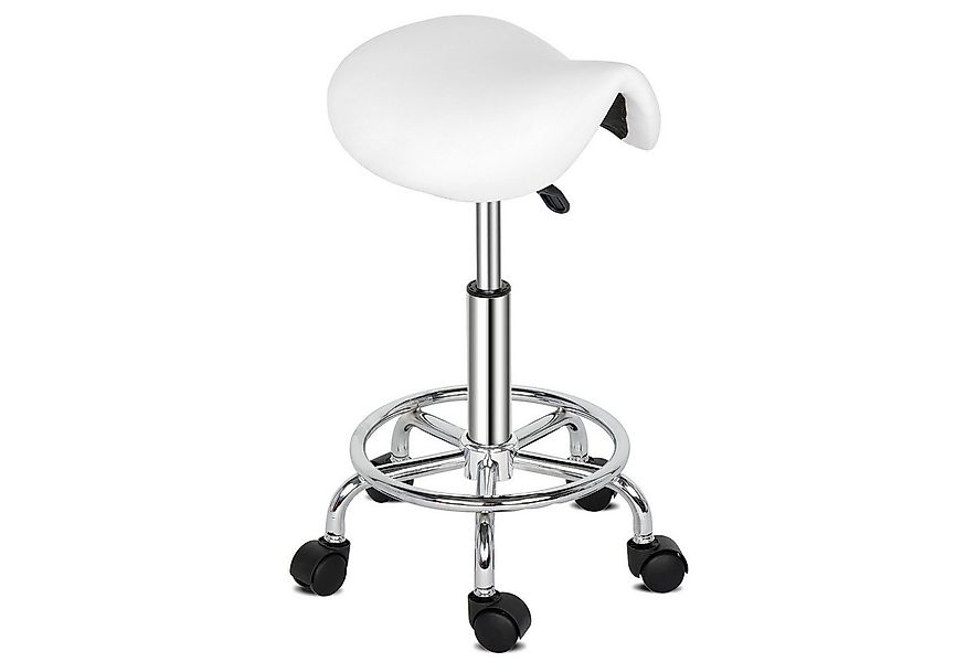 VINGLI Drehhocker Sattelhocker, Rollhocker, Bürohocker, Drehhocker,Arbeitsh günstig online kaufen