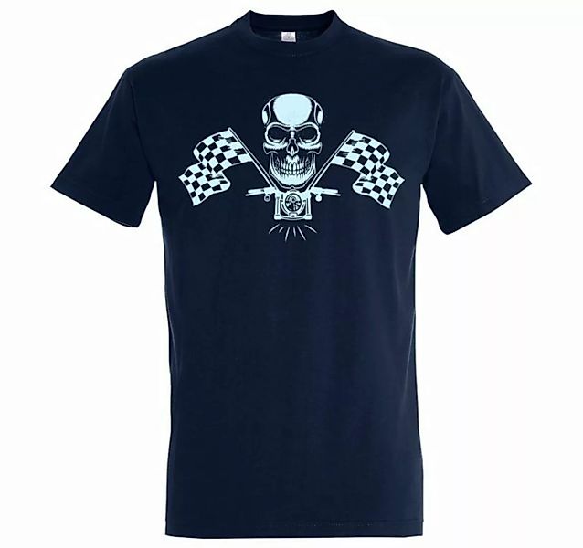 Youth Designz T-Shirt MotorradSkull Herren T-Shirt günstig online kaufen