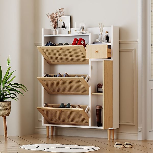 Flieks Schuhschrank (1-St., 90cm breit) Schuhregal günstig online kaufen