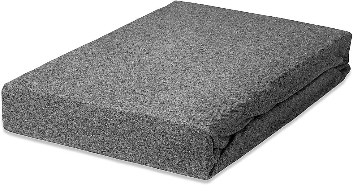 Hometex Premium Textiles Spannbettlaken Meliertes Spannbettlaken, günstig online kaufen