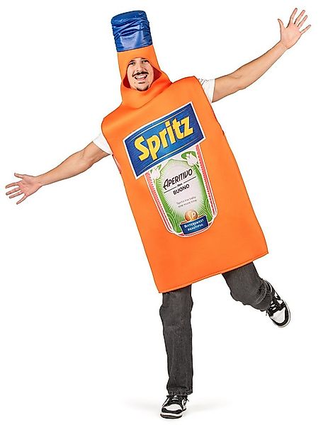 JADEO Partyanzug Aperitifflasche Kostüm Tunika orange Erwachsene günstig online kaufen