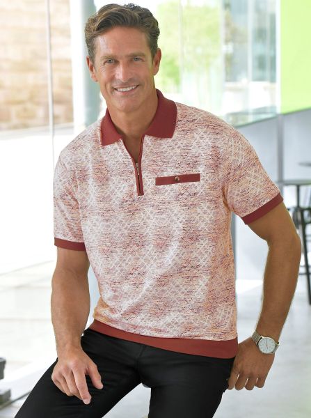 Marco Donati Poloshirt "Kurzarm-Poloshirt" 1 Stk. tlg. günstig online kaufen