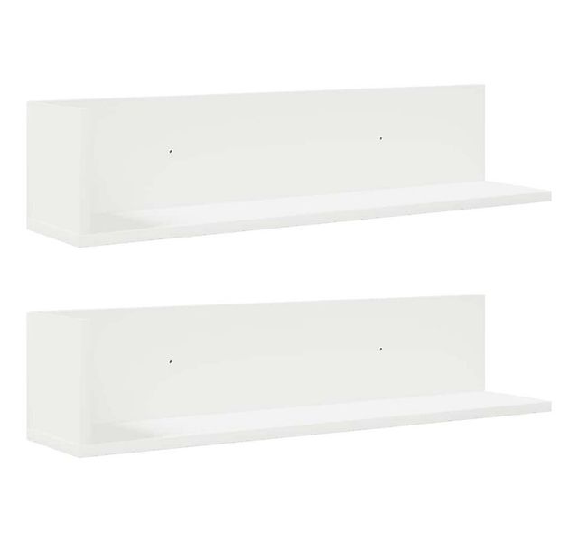 vidaXL Regal Wandregale 2 Stk. Weiß 75x16,5x16,5 cm Holzwerkstoff, 1-tlg. günstig online kaufen