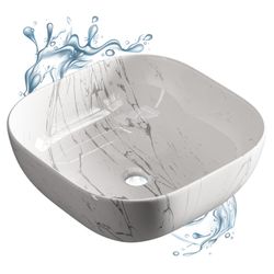 Planetmöbel Aufsatzwaschbecken Waschbecken 42 cm (Badezimmer günstig online kaufen