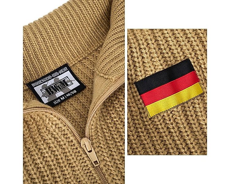 BWuM Strickpullover BWuM Bundeswehr Troyer mit Flaggen günstig online kaufen