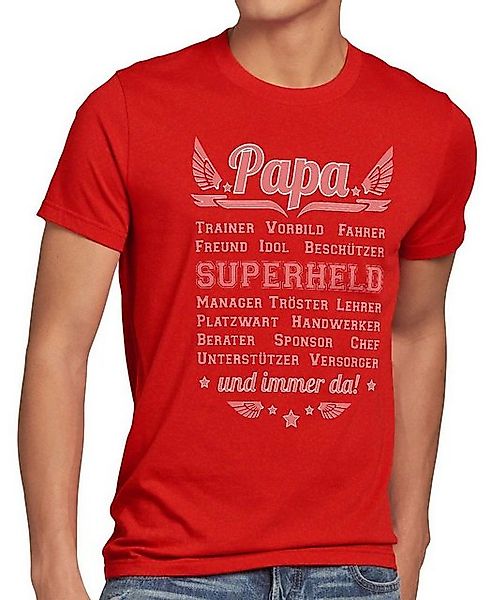style3 T-Shirt Papa Vorbild Superheld und immer da! Vater Vatertag Spruch F günstig online kaufen