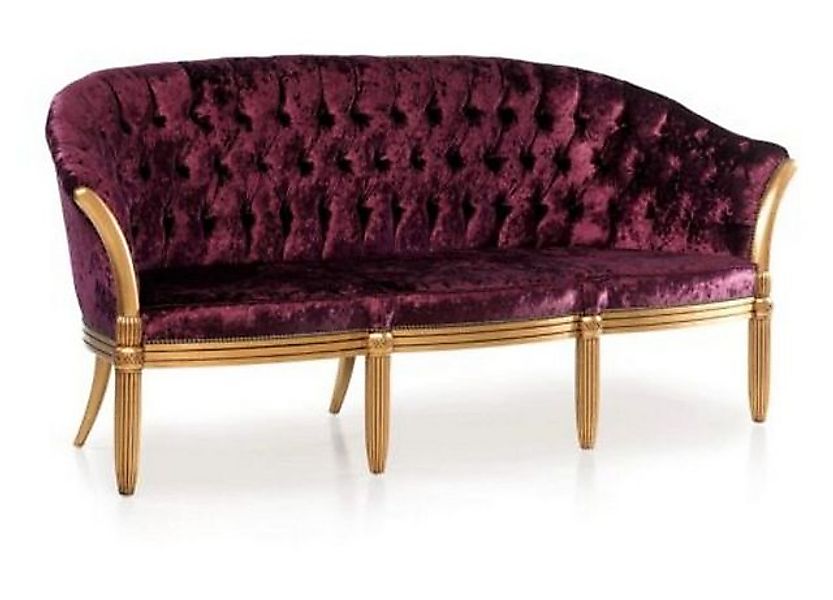 JVmoebel 3-Sitzer Sofa Dreisitzer Couch Klassische Polster 3 Sitzer Leder C günstig online kaufen