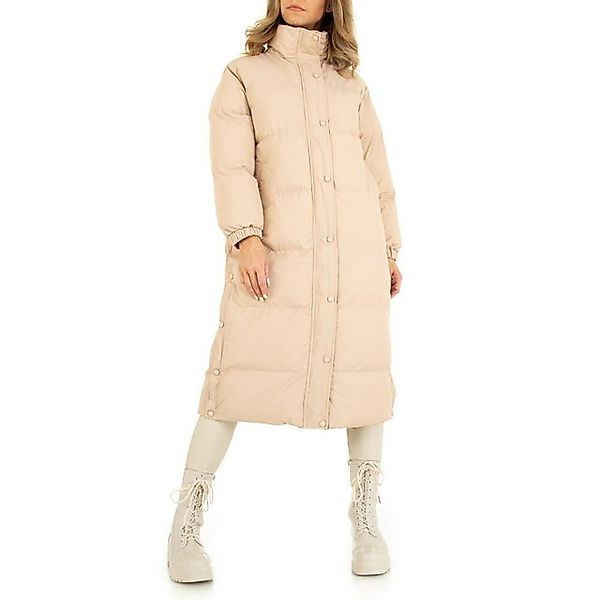 Ital-Design Wintermantel Damen Freizeit (78178651) Gefüttert Mantel in Beig günstig online kaufen