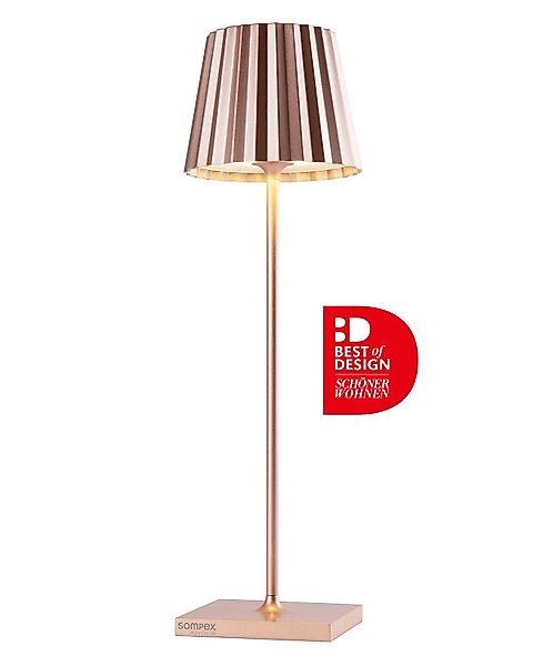Outdoor Tischleuchte Troll 2.0 38 Rosegold günstig online kaufen