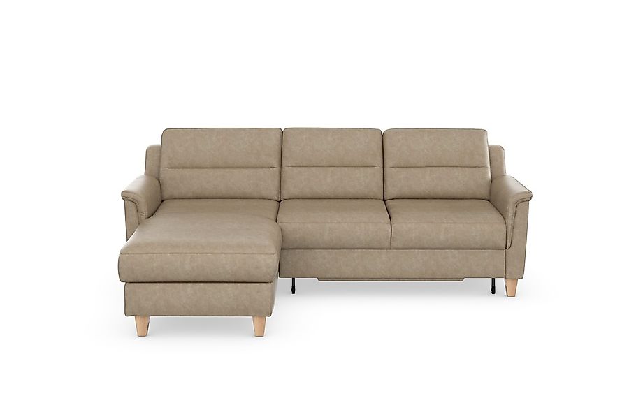 sit&more Ecksofa »Farö L-Form« inklusive Federkern, wahlweise mit Bettfunkt günstig online kaufen