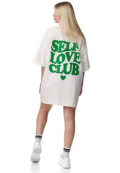 Worldclassca T-Shirt Worldclassca Oversized Print LOVE CLUB T-Shirt lang So günstig online kaufen