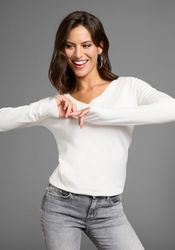 Laura Scott Strickpullover mit Spitze im günstig online kaufen