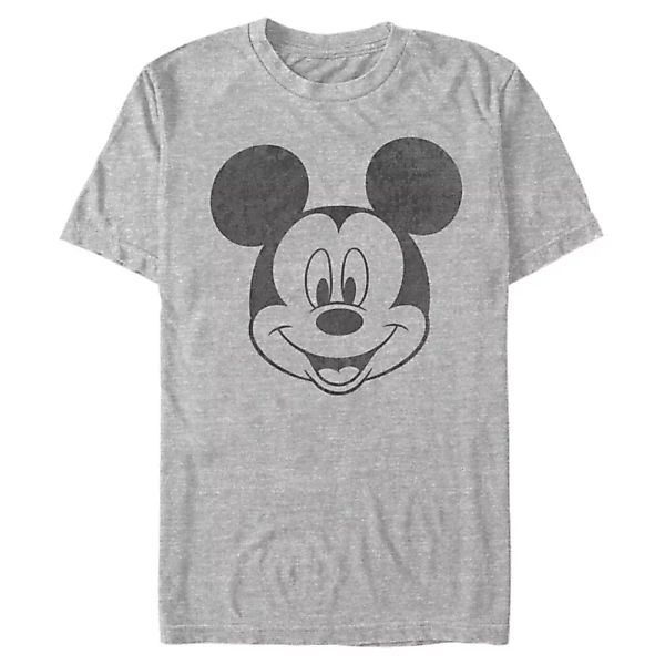 Disney - Micky Maus - Micky Maus Mickey Face - Männer T-Shirt günstig online kaufen